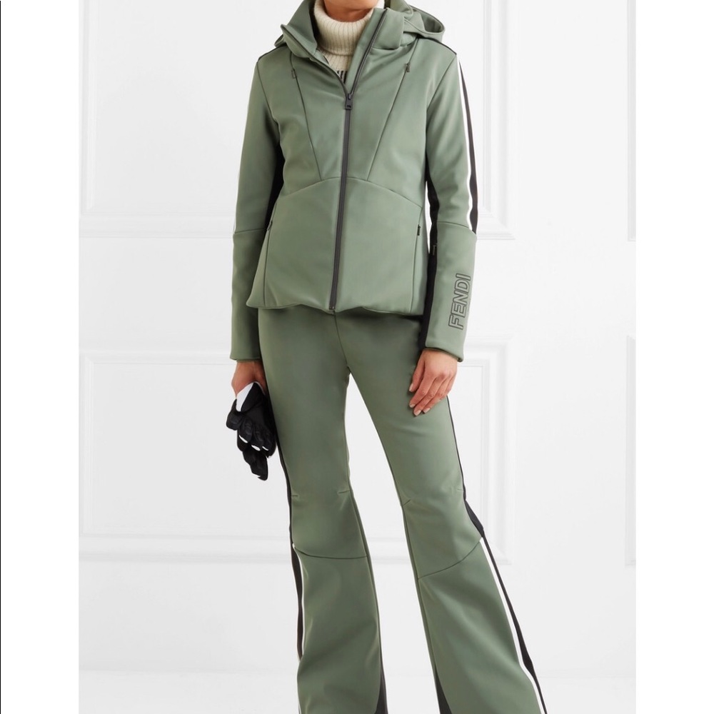 Fendi Ski Suit Jacket and Pants Sage Green